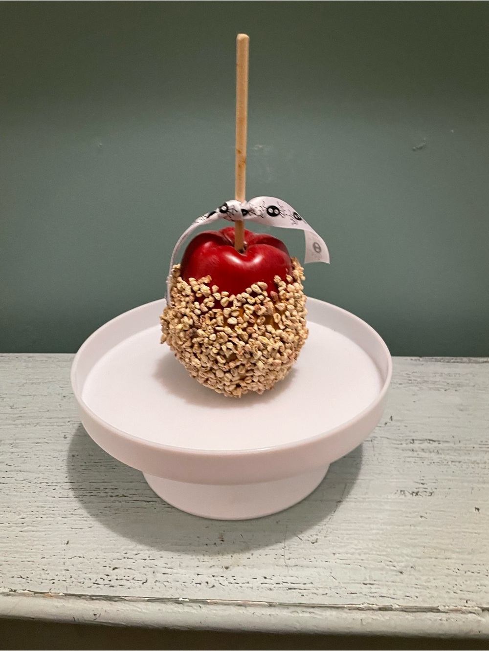 Fall/Halloween artisan made candy apple